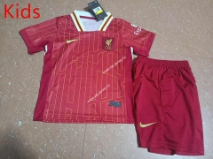 2024-2025 Liverpool Home Red Kids/Youth Soccer Uniform-507
