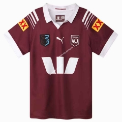 2024 QLD Maroons Home Red Thailand Rugby Shirt