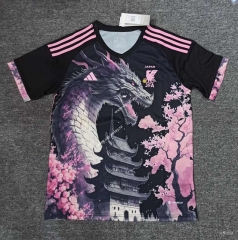 2023-2024 Japan Special Version Sakura Black&Pink Thailand Soccer Jersey AAA-5378