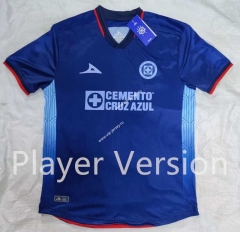 (S-3XL) Player Version 2023-2024 Cruz Azul 2nd Away Royal Blue Thailand Soccer Jersey AAA-912
