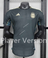 Player Version 2024-2025 Argentina Black Thailand Soccer Jersey AAA-888