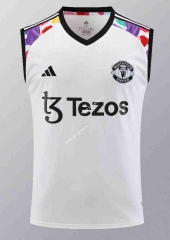 2024-2025 Manchester United White Thailand Training Soccer Vest-418
