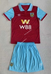 2023-2024 Burnley Home Red&Blue Soccer Uniform-AY