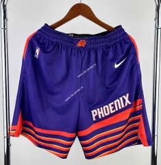 2024 Phoenix Suns Away Purple NBA Shorts -311