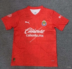 (S-4XL) 2023-2024 Deportivo Guadalajara Red Thailand Soccer Jersey AAA-5378