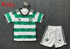 2023-2024 Celtic Home White&Green Kids/Youth Soccer Unifrom-GB