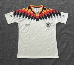 Retro Version 1996 Germany Home White Soccer Jersey AAA-3066