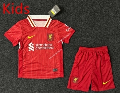 2024-2025 Liverpool Home Red Kids/Youth Soccer Uniform-GB
