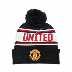 Manchester United Black Hat Soccer Knitted Cap