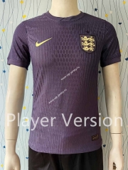 Player Version 2024-2025 England Away Purple Thailand Soccer Jersey AAA-807
