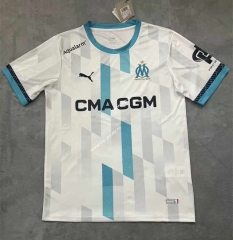 2024-2025 Olympique de Marseille Home White Thailand Soccer Jersey AAA-9070