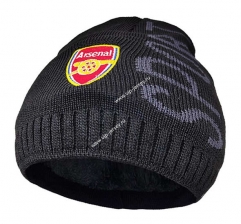 Arsenal Black Hat Soccer Fleece Cap