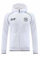 2023-2024 Napoli White Thailand Soccer Jacket With Hat-LH
