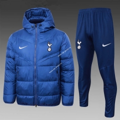 2023-2024 Tottenham Hotspur Bright Blue Cotton Suit With Hat-815