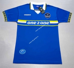 Retro Version 97-99 Everton Home Blue Thailand Soccer Jersey AAA-709