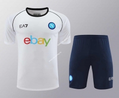 2024-2025 Napoli White Thailand Training Soccer Jersey Uniform-418