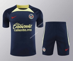 2024-2025 Club América Royal Blue Thailand Training Soccer Jersey Uniform-418