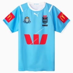 2024 NSW Blues Away Blue Thailand Rugby Jersey