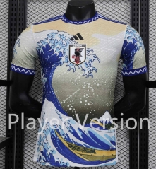 Player Version 2024-2025 Japan Special Version White&Blue Thailand Soccer Jersey AAA-888