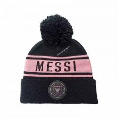 Inter Miami Black Hat Soccer Knitted Cap