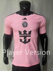 Player Version 2024-2025 Inter Miami CF Pink Thailand Soccer Jersey AAA-4691
