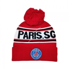 Paris Saint-Germain Red Hat Soccer Knitted Cap