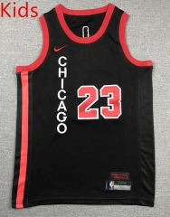 2024 Chicago Bulls City Version Black #23 Kids/Youth NBA Jersey-1380