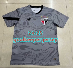 2024-2025 Sao Paulo Futebol Clube Goalkeeper Grey Thailand Soccer Jersey