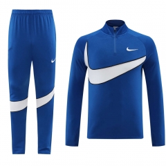 Nike Bright Blue Thailand Soccer Tracksuit-LH