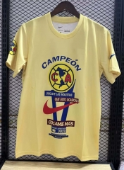 (S-4XL)2023-2024 Club América Souvenir Edition Yellow T Jersey-9387