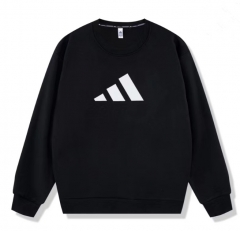 Adidas Black With White Logo Pure Cotton Tracksuit-DD3