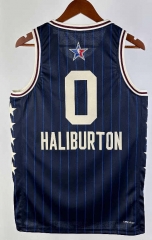 2024 NBA All Star Game Blue&Black #0 HALIBURTON NBA Jersey-311