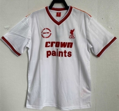 Retro Version 1985-1986 Liverpool 2nd Away White Thailand Soccer Jersey AAA-9171