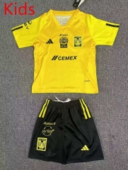 2023-2024 Tigres UANL Yellow Kids/Youth Soccer Training Uniform-6850