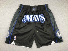 2024  Dallas Mavericks City Edition Black NBA Shorts -1380