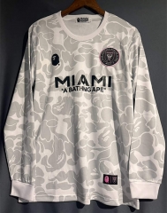 2024-2025 Inter Miami Grey&White LS Thailand Soccer Jersey AAA-9171