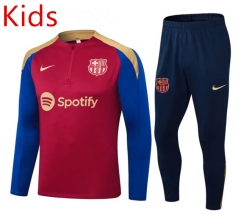 2024-2025 Paris SG Red Kids/Youth Soccer Tracksuit-411