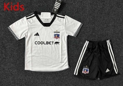 2024-2025 Colo-Colo Home White Kid/Youth Soccer Uniform-GB