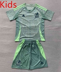 2024-2025 Mexico Away Kids/Youth Soccer Uniform-AY
