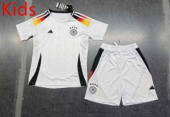 2024-2025 Germany Correct Version Home White Kids/Youth Soccer Uniform-8679