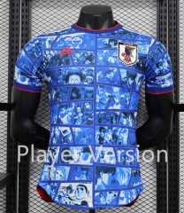 Player Version 2024-2025 Japan Special Version Comic Blue Thailand Soccer Jersey AAA-888