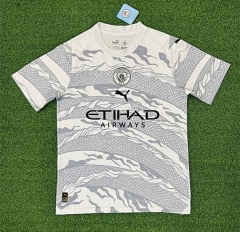 (S-4XL) 2024-2025 Manchester City White Thailand Soccer Jersey AAA-403