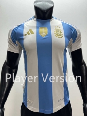 (With Armband) Player Version 2024-2025 Argentina Home Blue&White Thailand Soccer Jersey AAA-SJ