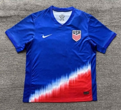 2024-2025 USA Away Blue&Red Thailand Soccer Jersey