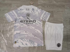 2024-2025 Manchester City Special Version The Year Of Dragon White Soccer Uniform-718