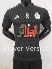 Player Version 2024-2025 Algeria Black Thailand Soccer Jersey AAA-9926