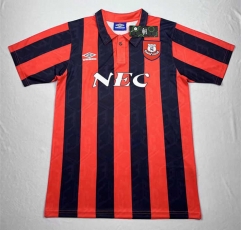 Retro Version 1992-1994 Everton Away Red&Black Thailand Soccer Jersey AAA-709