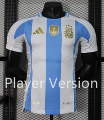 (With Armband) Player Version 2024-2025 Argentina Home Blue&White Thailand Soccer Jersey AAA-888