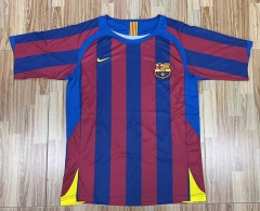 Retro Version 2005-2006 Barcelona Home Red&Blue Thailand Soccer Jersey AAA-C1046
