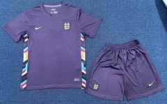 2024-2025 England Away Purple Thailand Soccer Uniform-8975